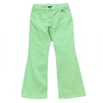 Limonkowe jeansowe dzwony M