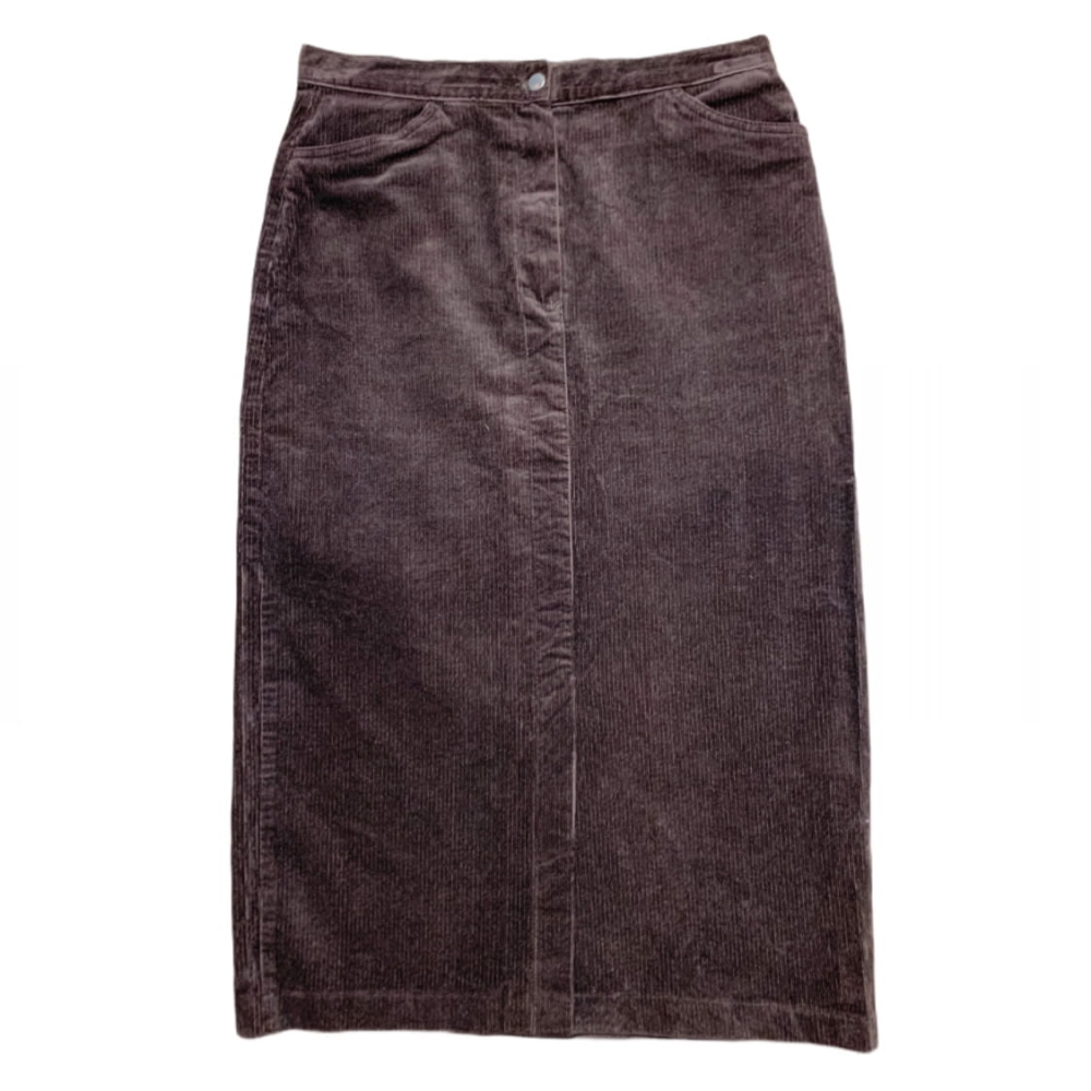 Sztruksowa spódnica midi M/L
