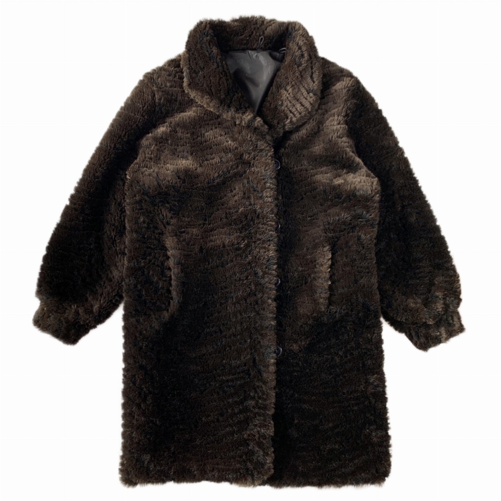 Długi płaszcz futro XL/XXL
