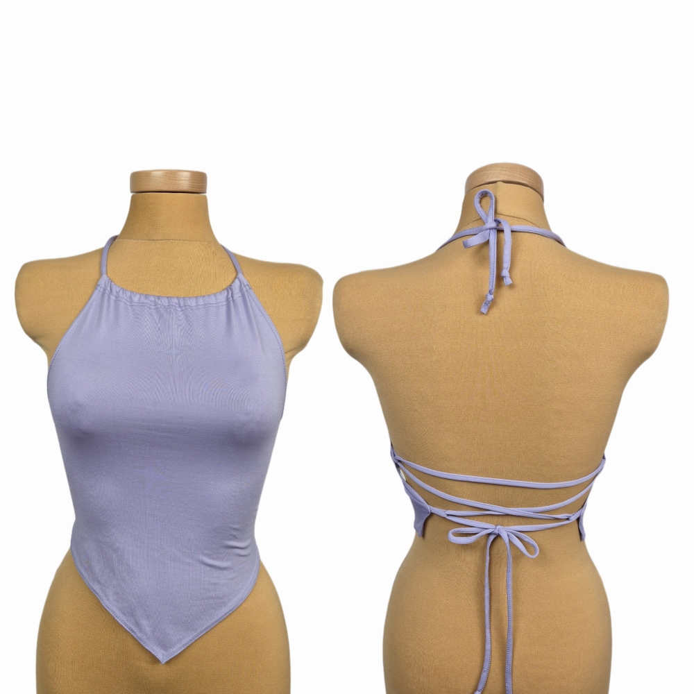 Top z odkrytymi plecami XS-S