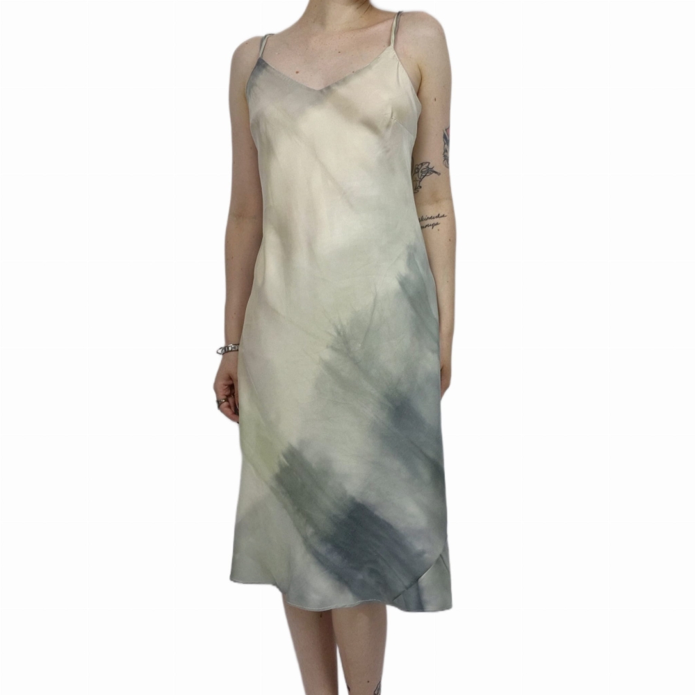 Sukienka tie dye jedwab M