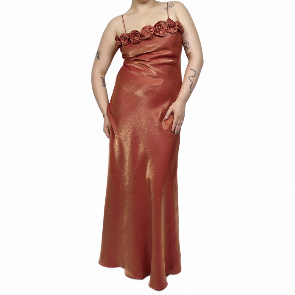 Błyszcząca suknia maxi L/XL