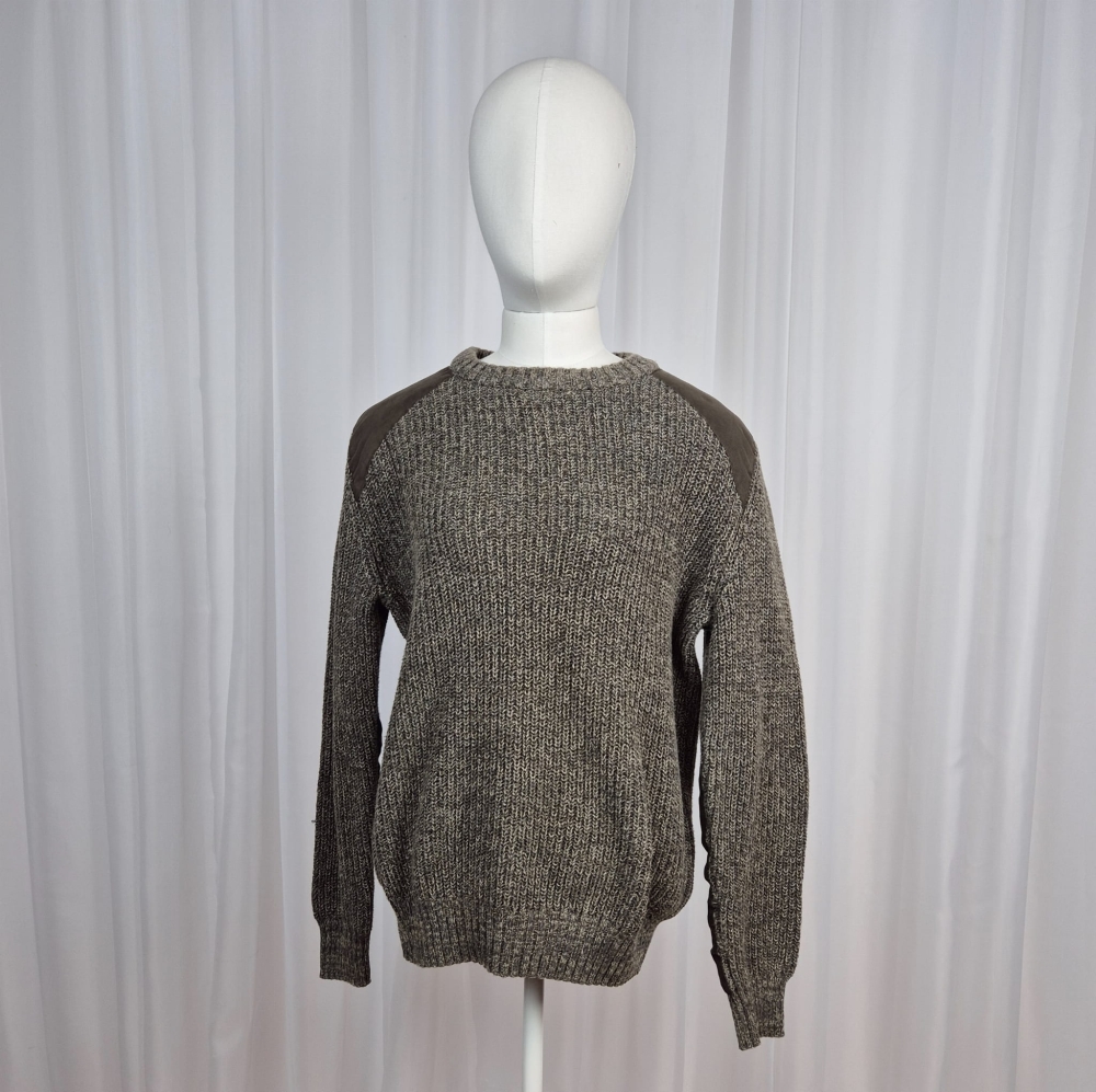 Sweter crewneck 100% bawełna męskie M