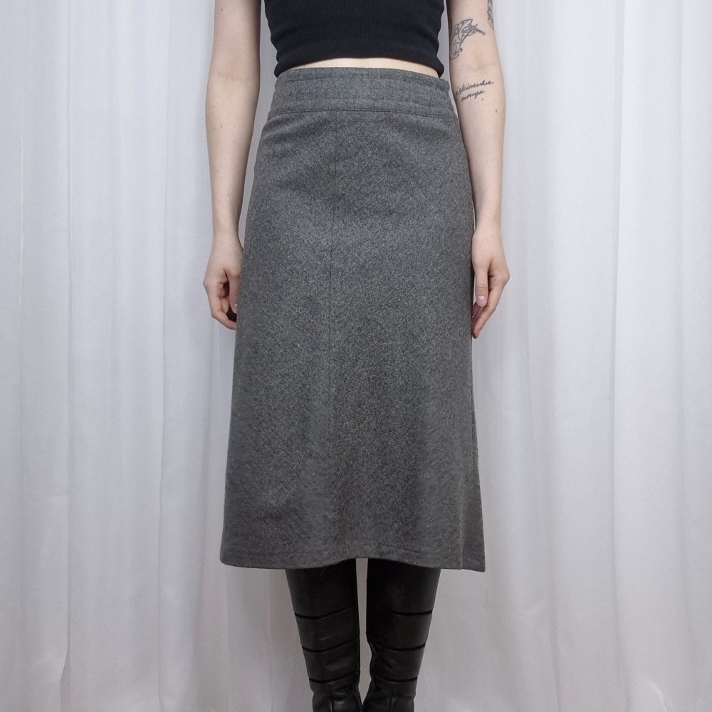 Spódnica midi 60% wełna XS