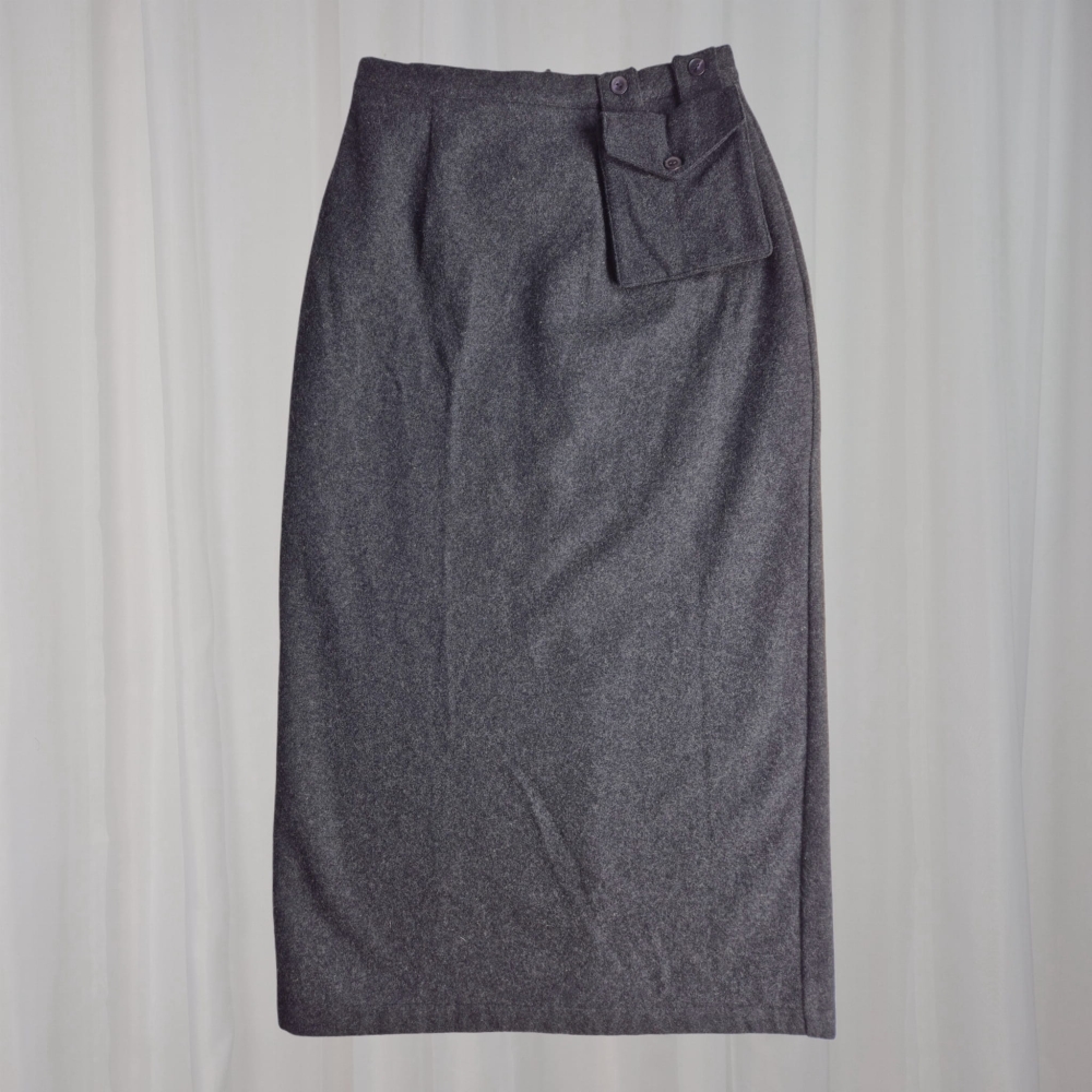 Nowa spódnica maxi 70% wełna M