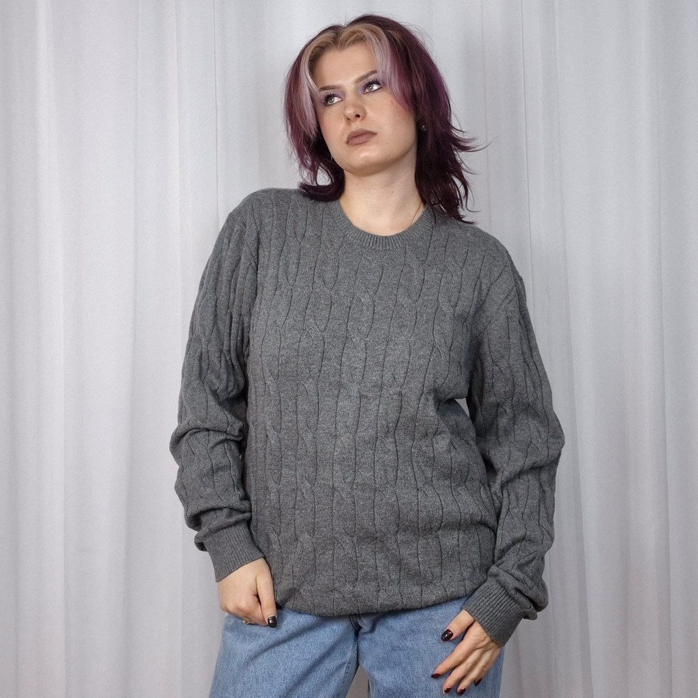 Sweter 53% bawełna męskie XL