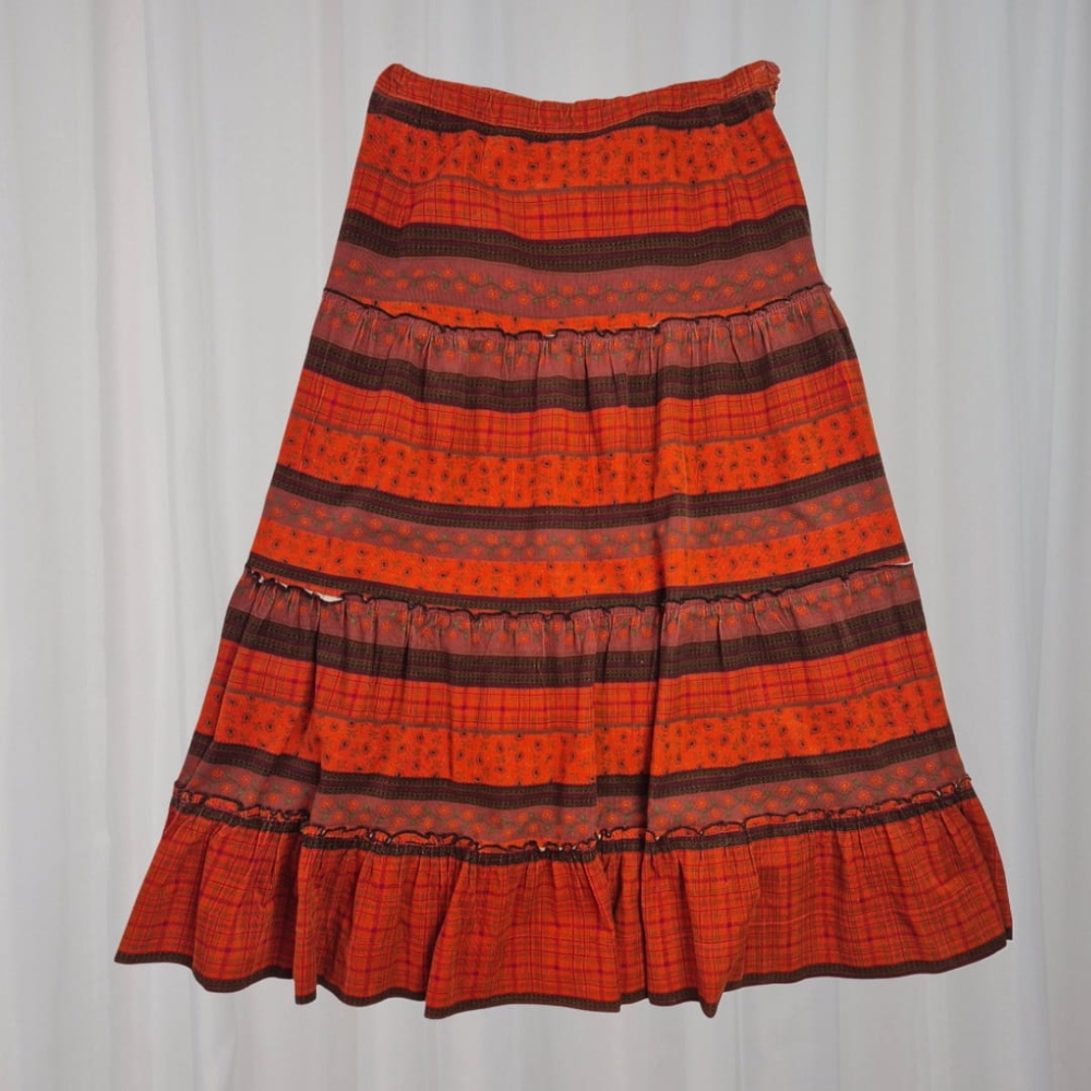 Sztruksowa spódnica hippie XL 