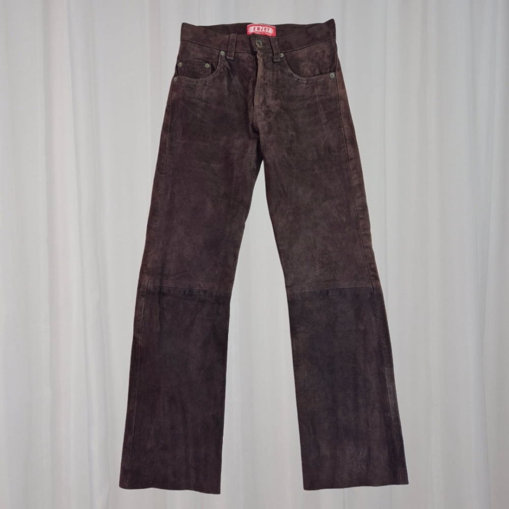 Zamszowe spodnie XXS/XS