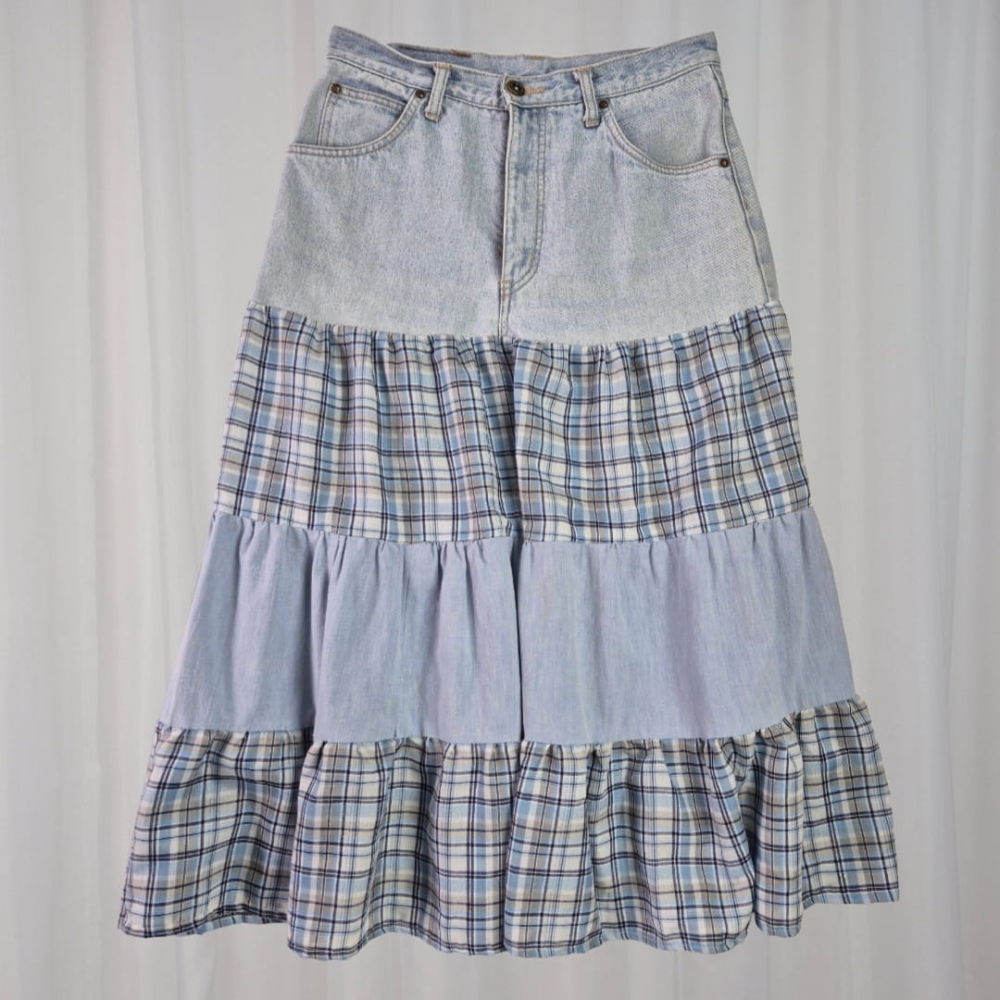 Patchworkowa spódnica boho M/L