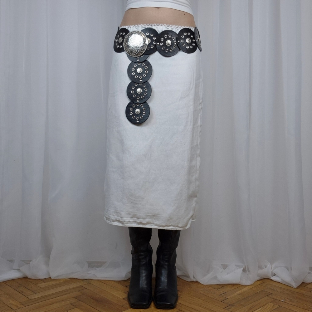 Spódnica midi 100% bawełna upcycling  XS/S
