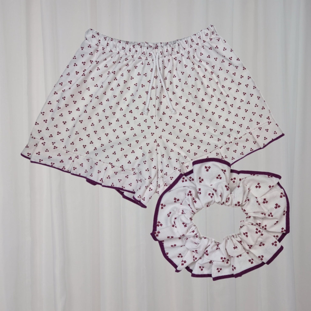 Szorty Picnic Shorts 100% bawełna upcycling M 
