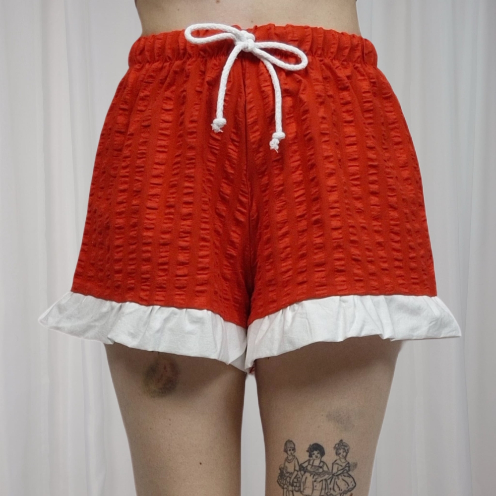 Szorty Picnic Shorts 100% bawełna upcycling XS/S