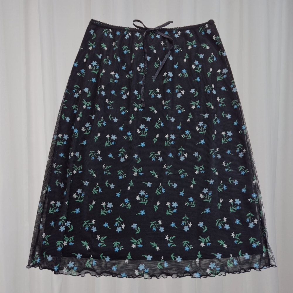 Spódnica midi mesh M
