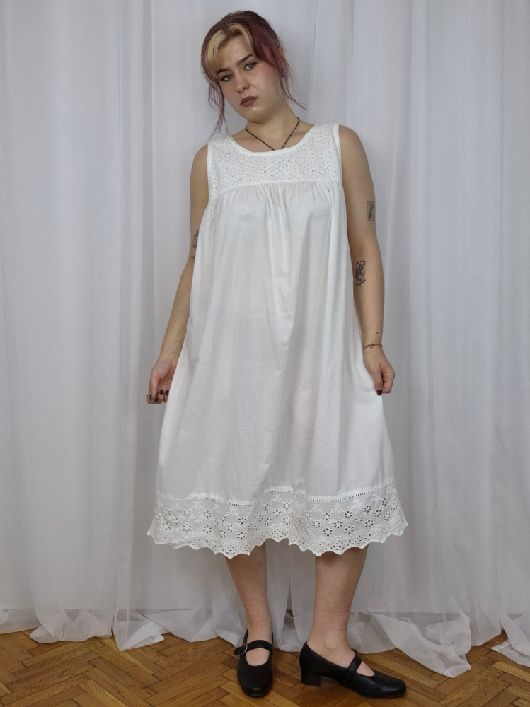 Sukienka oversize z haftem 100% bawełna XXL/3XL