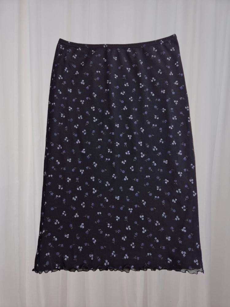 Spódnica midi mesh XS-M
