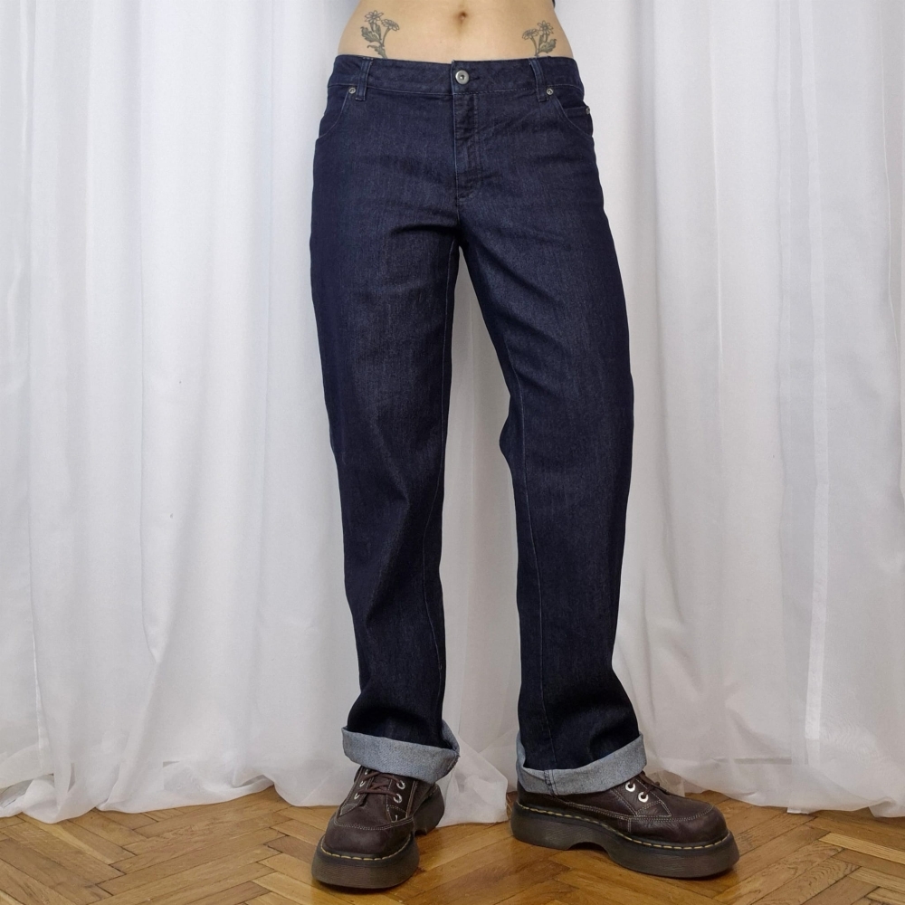 Proste jeansy XL