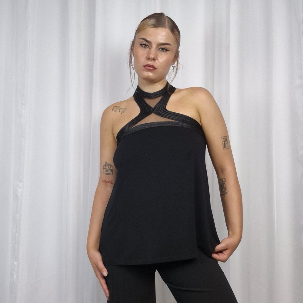 Halter top 95% wiskoza M-L