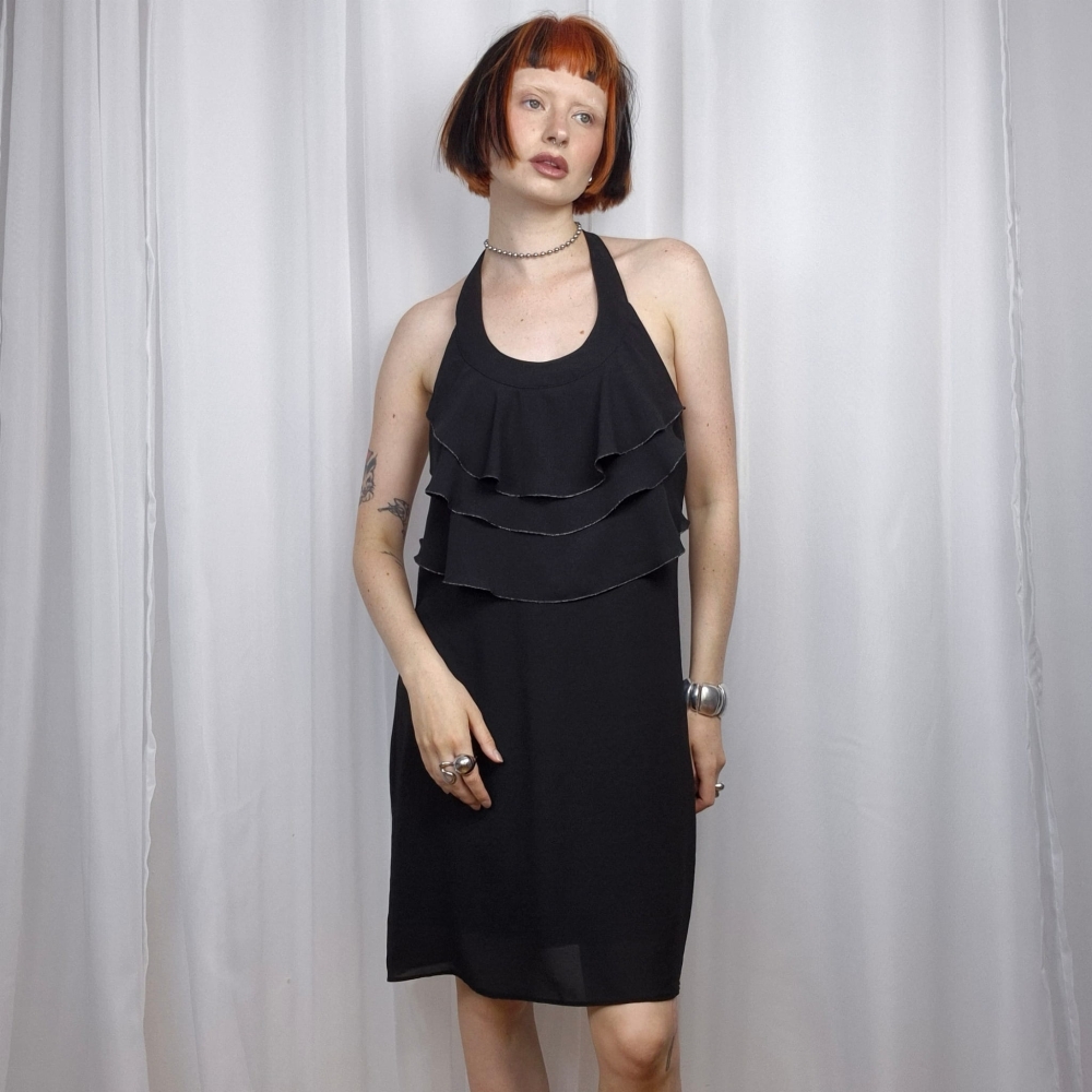 Sukienka halter neck z gołymi plecami M