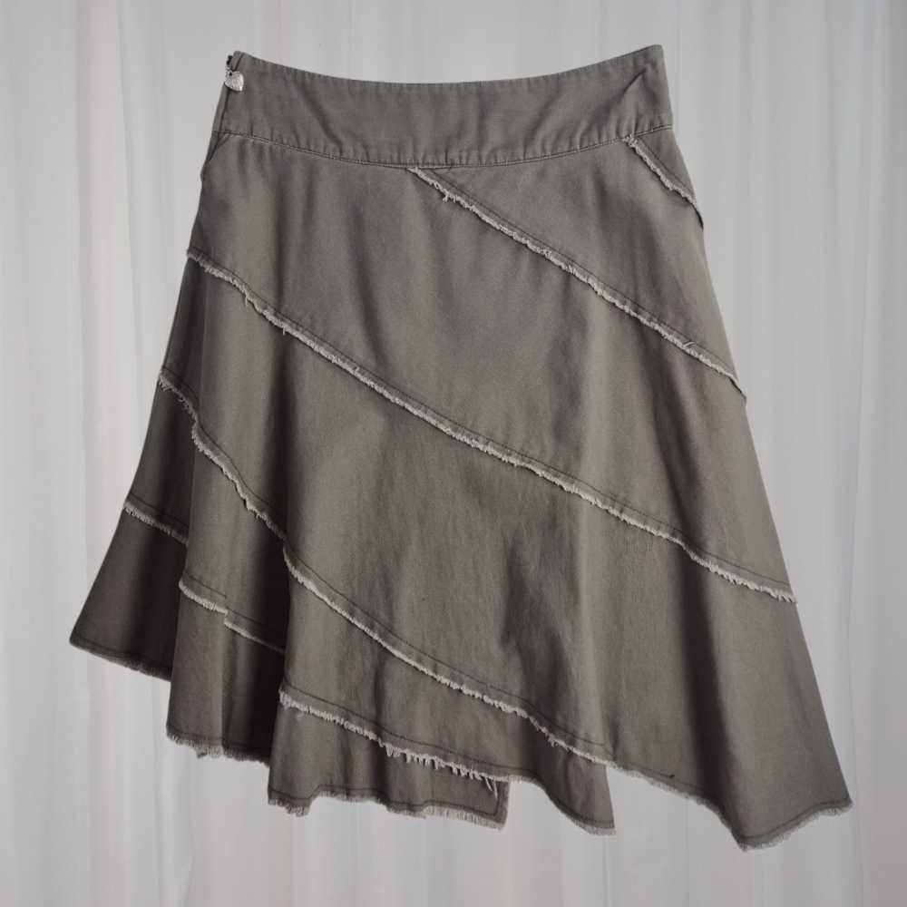 Asymetryczna spódnica midi 100% bawełna L-XL