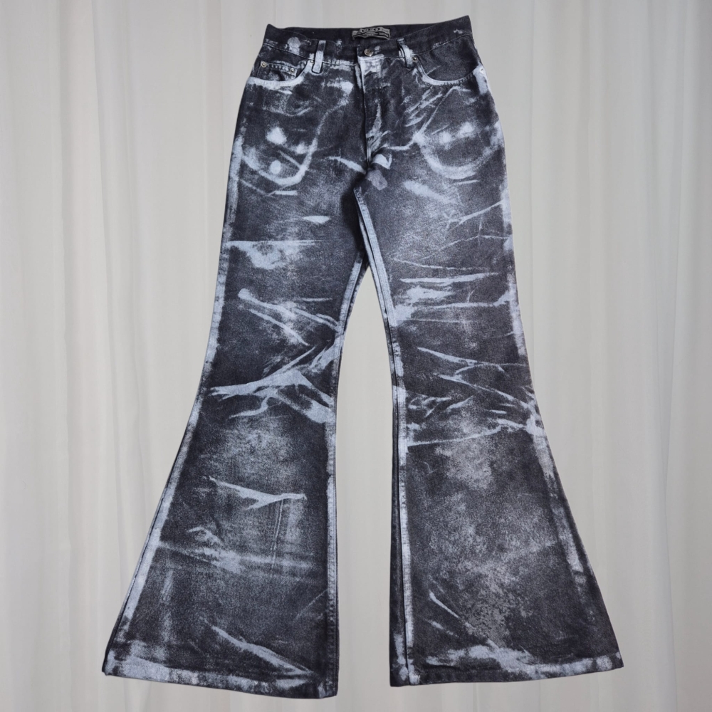 Ember Jeans dzwony upcycling M/L