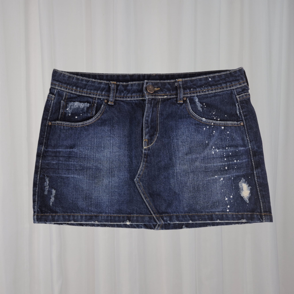 Jeansowa spódniczka mini L