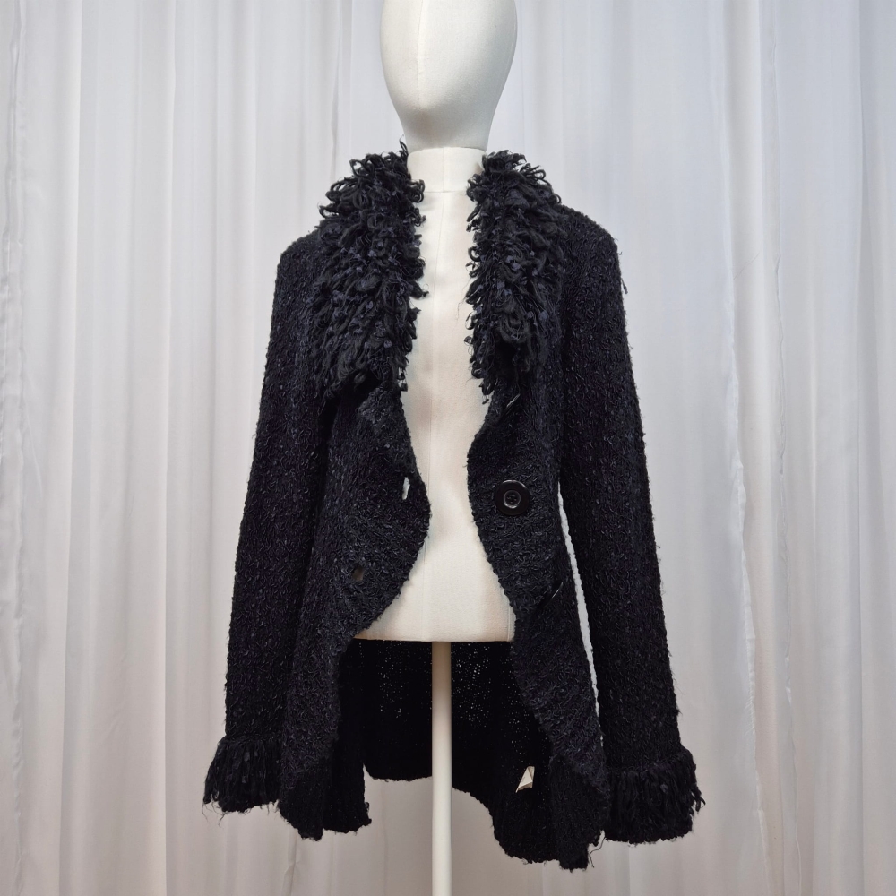 Nowy sweter kardigan 55% wełna XL