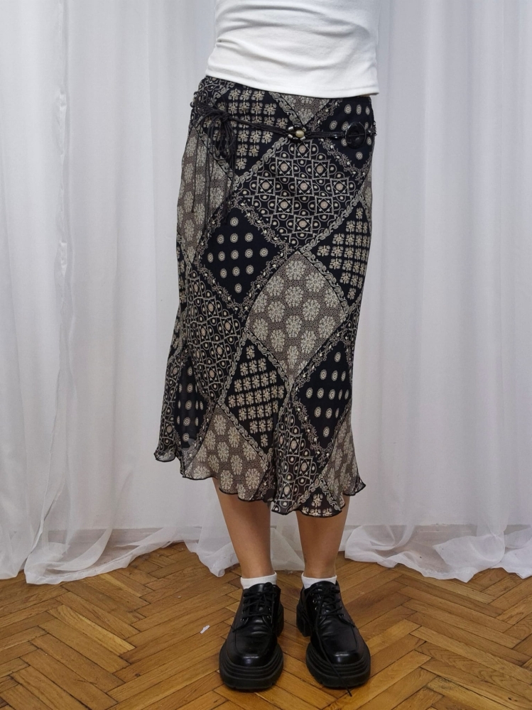 Spódnica midi wiskoza S-M