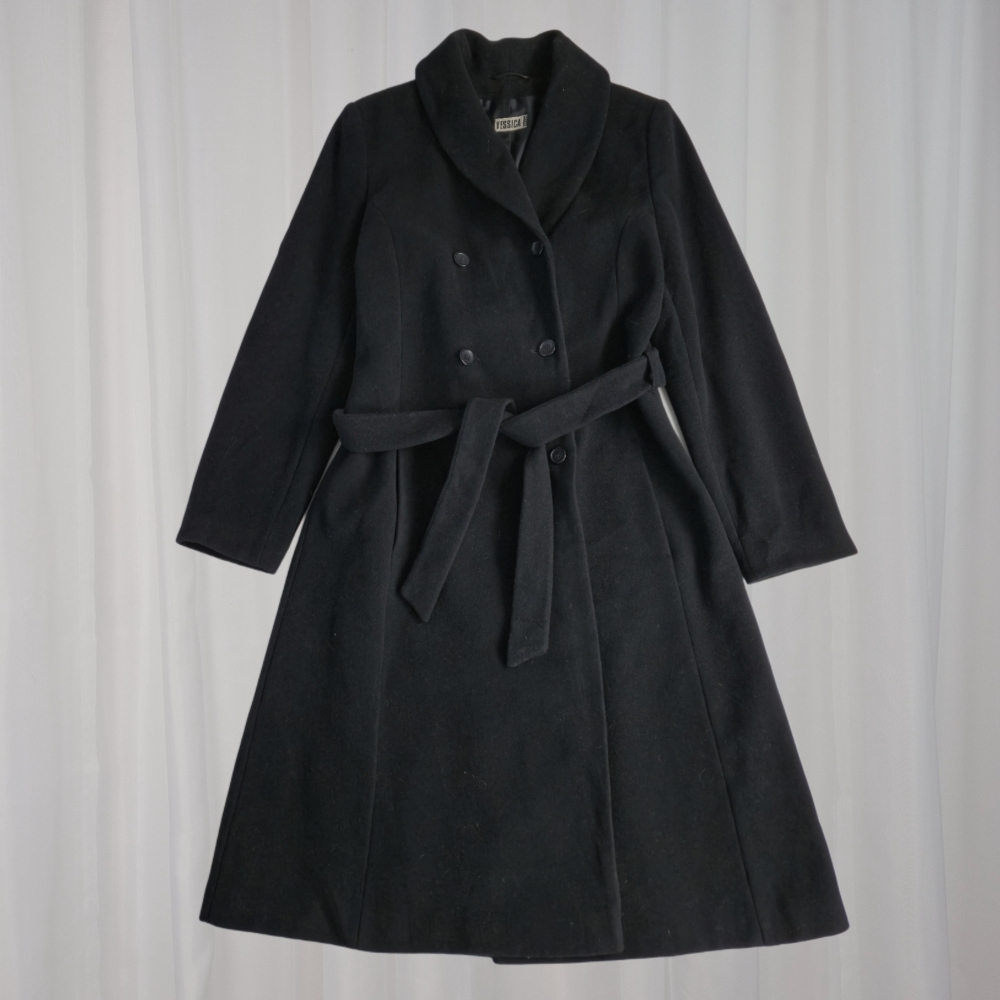 Płaszcz 80% wełna M/L