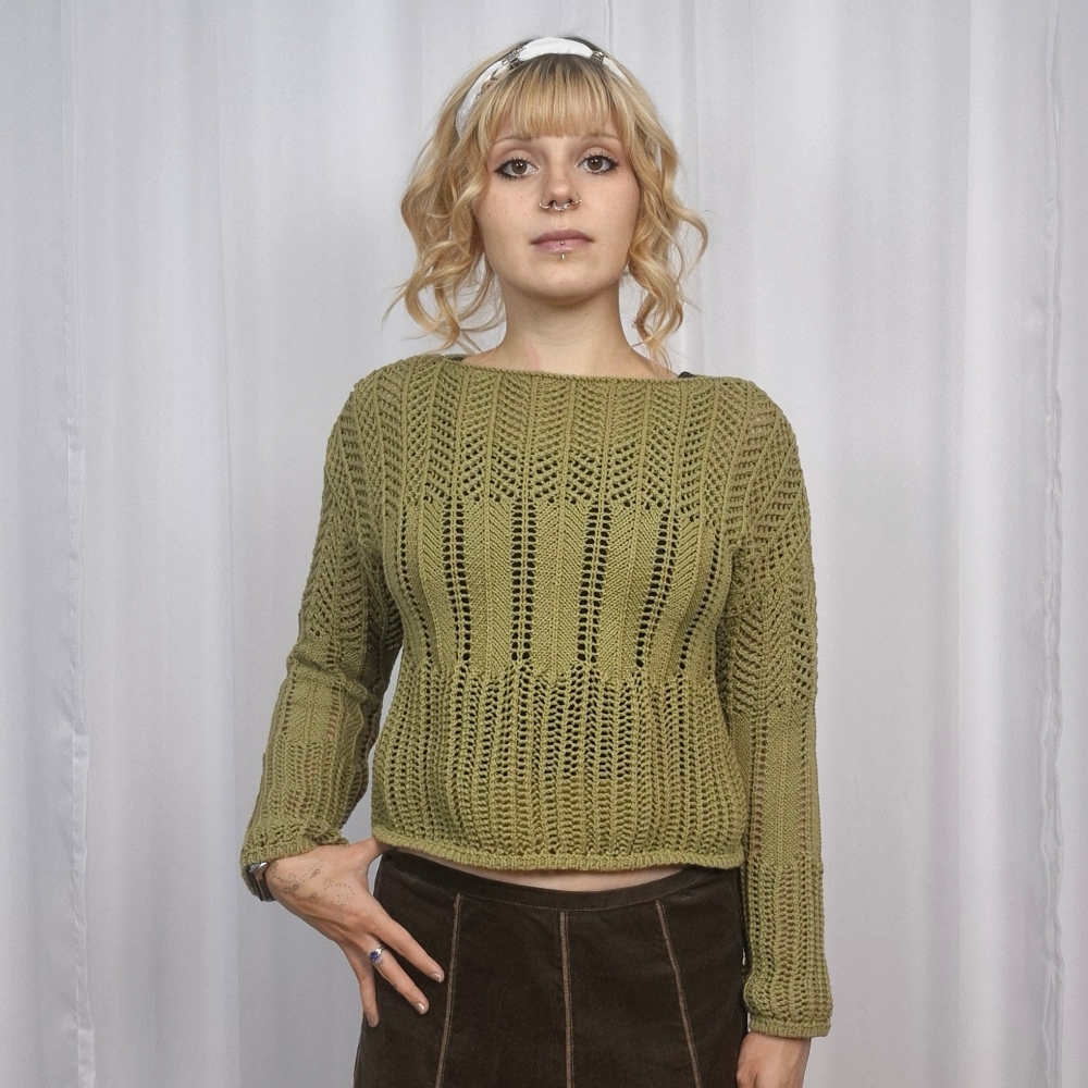 Ażurowy sweter XS-S