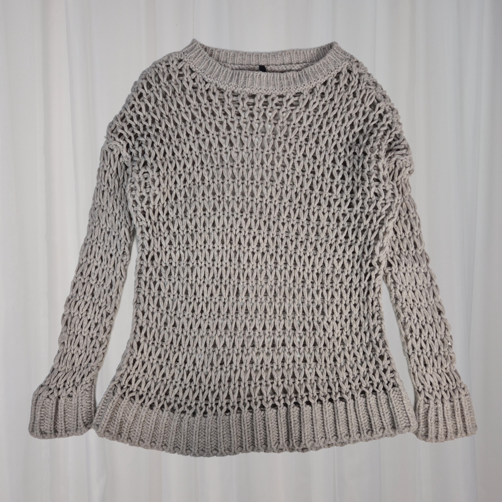 Ażurowy sweter M/L