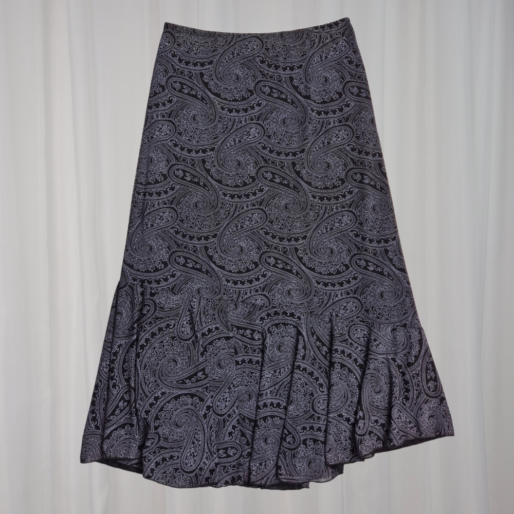 Spódnica mesh paisley print S-L