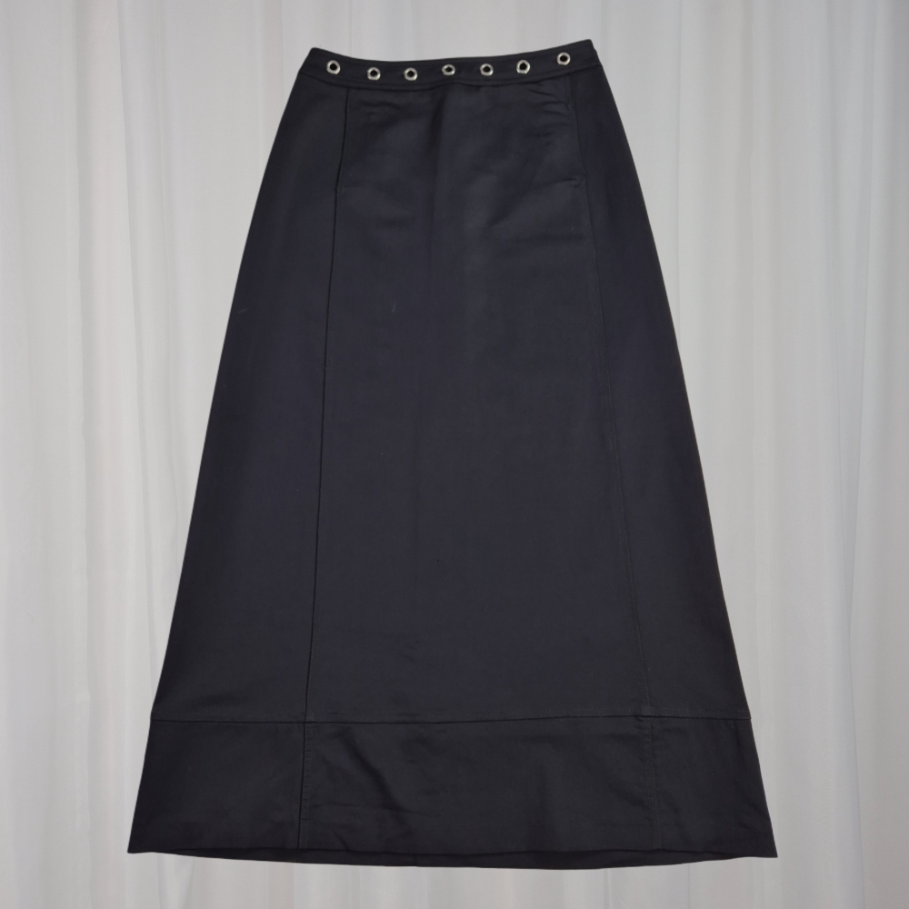 Spódnica maxi z nitami S/M upcycling