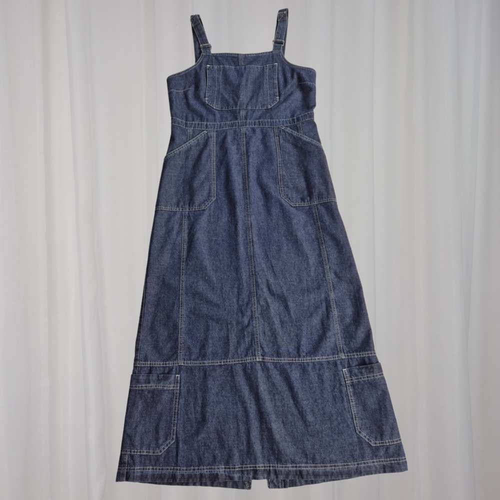 Jeansowa sukienka maxi L