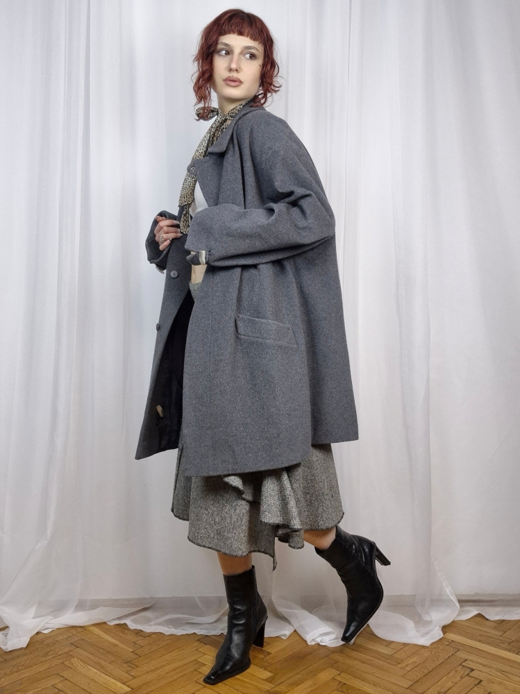 Płaszcz 80% wełna 3XL