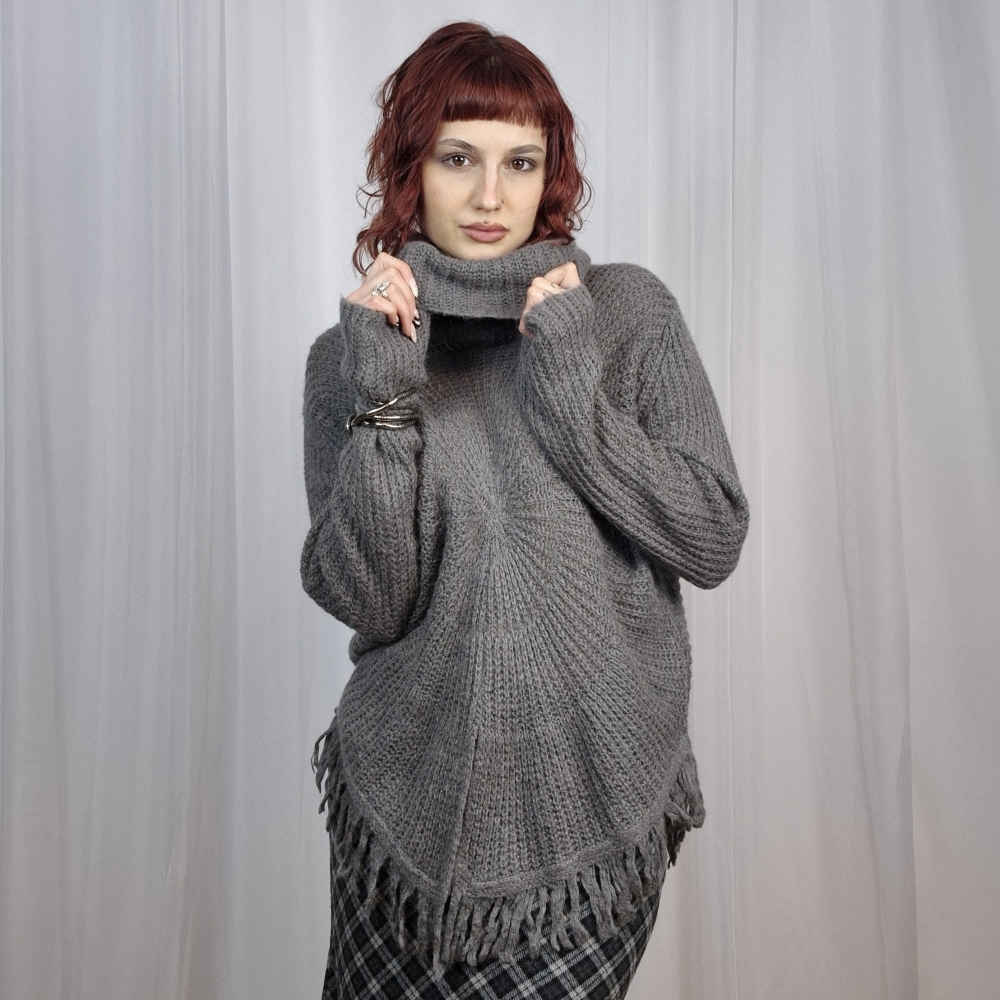 Nowy sweter wełna moher S/M