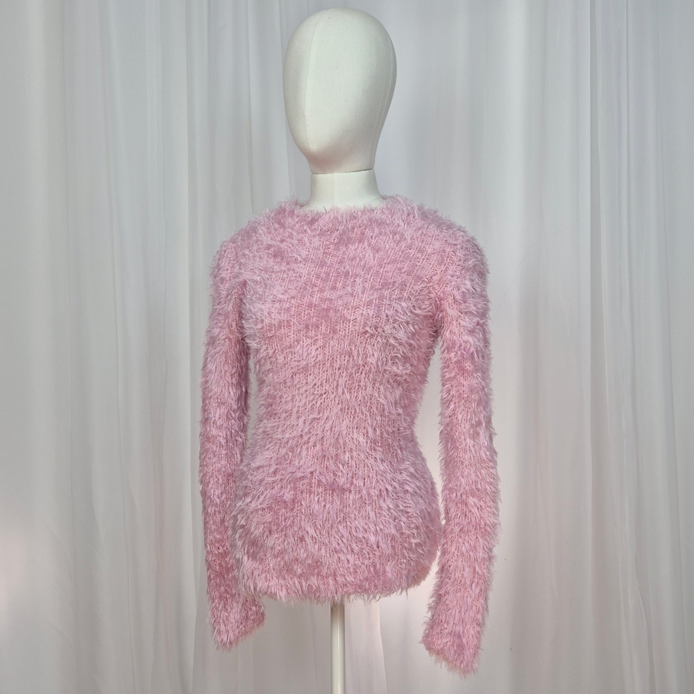 Włochaty sweter XXS-S