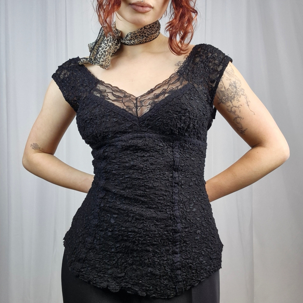 Koronkowy top L