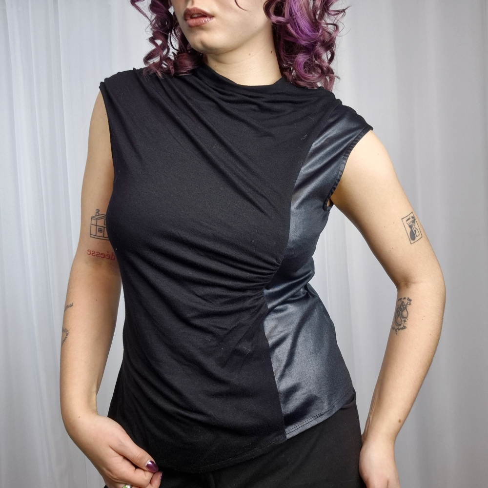 Top z marszczeniami L-XL