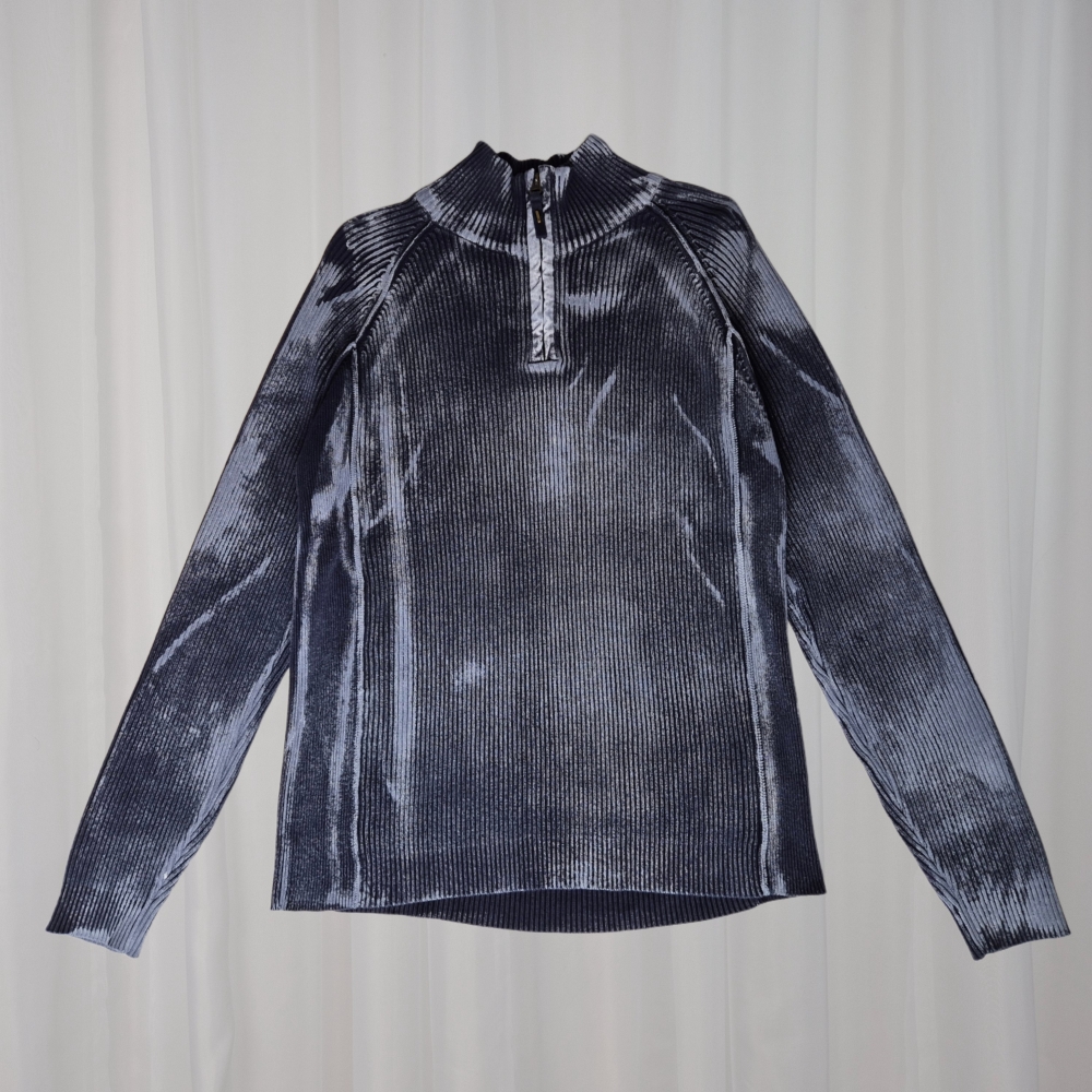 Ember prążkowany sweter 100% bawełna M