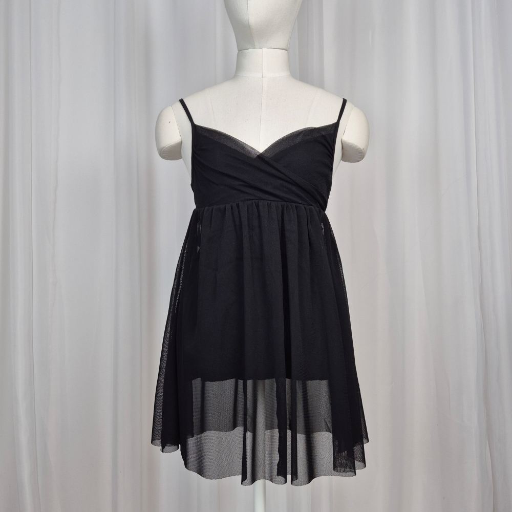 Mesh top babydoll XS