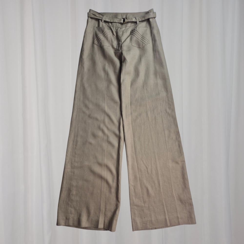 Nowe spodnie 100% len S