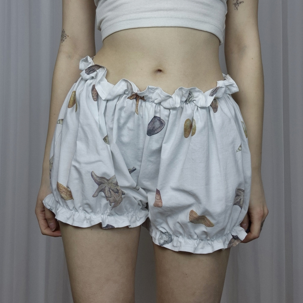 Bambi shorts 100% bawełna upcycling S/M - dostępne od ręki