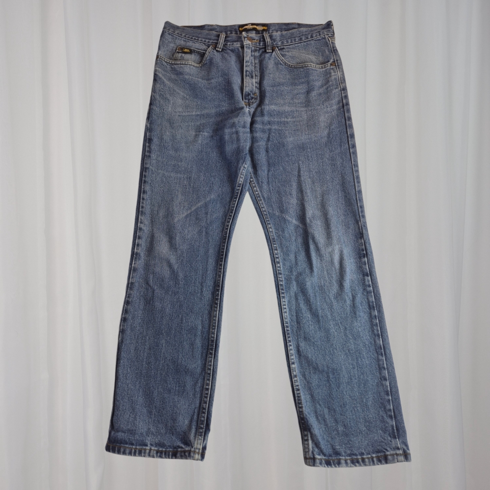 Jeansy straight Lee L/XL